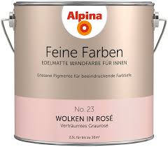 Wandfarbe rosa online kaufen bei otto » große auswahl top service top marken ratenkauf & kauf auf rechnung möglich » jetzt bestellen! Alpina Wand Und Deckenfarbe Feine Farben Wolken In Rose 2 5 Liter Rosa Online Kaufen Otto
