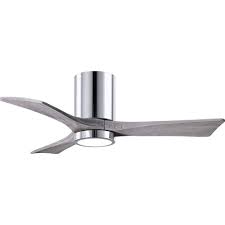 While the remote is not necessary, it makes sense when you want to cool down the room before spending any time in it. Matthews Fan Company Ir3hlk Cr Bw 42 Irene Led Light 42 Inch Paddle Flush Mounted Ceiling Fan In Polished Chrome With 3 Barnwood Tone Blade