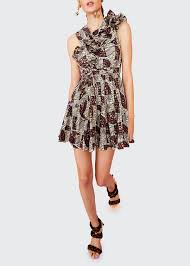 Last had a price of $78.31 go to amazon fashion. Ulla Johnson Iliana Printed Ruffle Fit And Flare Dress Bergdorf Goodman