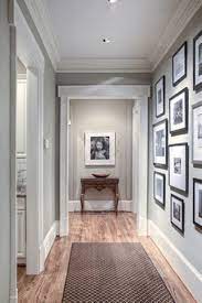 32 White Wall And Picture Frames In Hallway Decorating Ideas Matchness Com Light Grey Walls Grey Walls Hallway Decorating