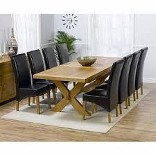 Carlotta Extending Solid Oak Dining Table And 8 Leather Chairs Furniture In Fashion In 2020 Solid Oak Dining Table Oak Dining Room Table Interior Design Dining Room