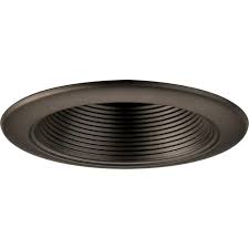 Our southern california warehouse and network of suppliers in the united states and canada means that your lights are never far away. Progress Lighting 4 In Antique Bronze Recessed Baffle Trim P8044 20 The Home Depot