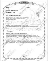 Worksheet for the literature circle illustrator to draw a picture. Literature Circle Guide Bridge To Terabithia Printable Lesson Plans And Ideas Skills Sheets