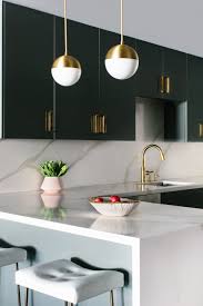 Glam Gray Kitchen Black Lacquer Design Home Decor Kitchen Interior Design Kitchen Kitchen Interior