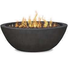 Outdoor propane fire pits do not put out any smoke, so you don't have the smoky smelling hair and jackets the next day. Homesquare For Real Flame Riverside Propane Fire Pit Bowl In Shale Accuweather Shop