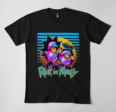 Rick And Morty Outrun Style Premium T Shirt By Luhmdesign Rick And Morty Tshirt Colors Morty
