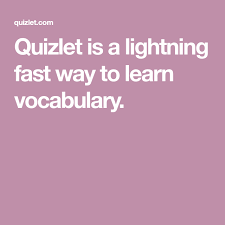 Quizlet Is A Lightning Fast Way To Learn Vocabulary Flashcards Vocabulary Praxis Core Math
