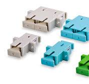 OF Adapter SC, SX, Zirconia Flange, Aqua - Falcon Supply
