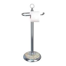 A powder room essential, it allows you to conveniently—and. Freestanding Toilet Tissue Holder Chrome Nu Steel Target