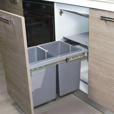 Poubelle Encastrable Gris Clair Ryven Tri Selectif Pour La Cuisine Cuisissimo Poubelle Cuisine Poubelle Encastrable Poubelle