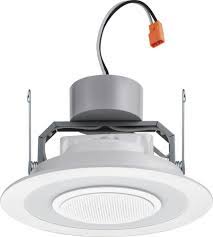 Lithonia Lighting 6 Matte White Integrated Led Speaker Retrofit Recessed Downlight At Menards