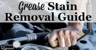 How to get oil stains out of clothes and carpet. Grease Stain Removal Guide Removing Motor Oil And Grease