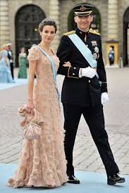 Felipe And Letizia Looked Every Inch The Royal Couple When They Vestidos Moda Festa Princesas