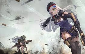Momoiro paradox (戦国乙女～桃色パラドックス～, sengoku otome ~momoiro paradokkusu~, lit. Wallpaper Gun Pistol Bullets Soldiers Long Hair Aircraft Girls War Anime Battle Weapons Digital Art Artwork Environment Fantasy Art Assault Rifle Images For Desktop Section Syonen Download