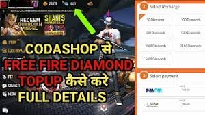 This offer is applicable on a minimum spend tk. How To Buy Freefire Diamond Using Codashop Codashop Se Free Fire Diamonds Kese Topup Kare