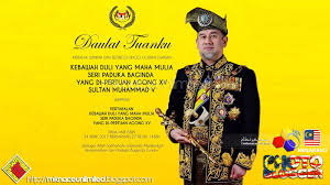 Maybe you would like to learn more about one of these? Pertabalan Sultan Muhammad V Sebagai Yang Di Pertuan Agong Ke 15