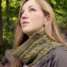 Celtic Cabled Scarf and Buttoned Cowl Knitting PATTERN PDF: Cider Press  Scarf & Cowl