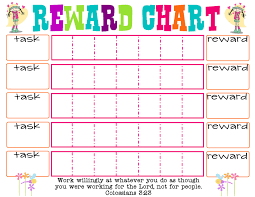 toddler behavior chart printable described child reward