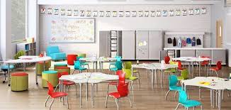 Innovative Classroom Furnishings Encourage Creativity And Collaboration Education Curated Interni Scuola