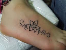 Foot tattoos can be from different angles, sizes, and designs which looks very creative. Simple Foot Tattoos Tattooimages Biz