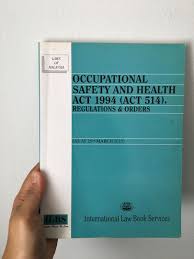 Occupational safety and health administration. Occupational Safety And Health Act 1994 Act 514 Textbooks On Carousell