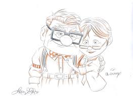 5% coupon applied at checkoutsave 5% with coupon (some sizes/colors). Young Carl Ellie From Disney Pixar S Up By Kerry F Tripp In Mike Aka Off White White S Disney World Animation Studios Comic Art Gallery Room