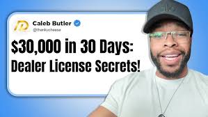 how i made $30,000 in 30 days with my dealer license... (you can too)