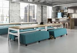 Eko S Picnic Is A Collection Of Collaborative Tables And Soft Seating Benches Inspired By The Clas Office Furniture Modern Soft Seating Collaborative Furniture
