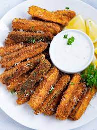 Spicy Baked Zucchini Fries Recipe Zucchini Fries Vegetable Dishes Vegetable Recipes