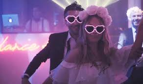 El Wire Glowing Pink Heart Sunglasses Heart Sunglasses Heart Glasses Pink Heart