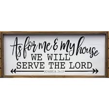 And give ye ear, o house of the king; As For Me And My House Scripture Wall Art Seagull Book