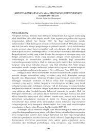 Layari dan langgan modul pembelajaran. Pdf Kepentingan Penjagaan Alam Sekitar Menurut Perspektif Maqasid Syariah