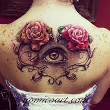 Heart With Roses And Eye Tattoo Eye Tattoo Body Tattoos Eyeball Tattoo