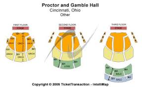 Procter Gamble Hall At Aronoff Center Tickets And Procter