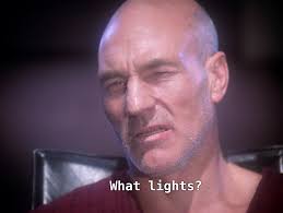 Image description: Picard in "Chain of Command", captioned with "Not  Gaslit"]