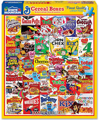 Elvis movie poster collage puzzle 1000 piece. Cereal Boxes Collage Jigsaw Puzzle 1000 Piece White Mountain Puzzles