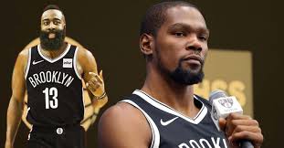 — brooklyn nets (@brooklynnets) july 8, 2019. Kevin Durant Denies Talking To James Harden About Reuniting In Brooklyn Basketball Network