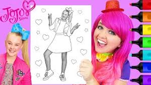 See more ideas about jojo bows, coloring pages, coloring books. How To Color Jojo Siwa Markers Youtube
