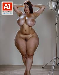 Habe gerade meinen fetten Arsch und meine Monstertitten eingeölt, bereit  für deinen Schwanz - KI-generiertes Pornobild - XGROOVY.COM