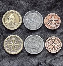 Fantasy Coin Legacy Gaming Coins 31 Different Themes New Gems Free Loot Http Kck St 2azn2tc Boardgame Rpg Coins Pirate Coins Fantasy Concept Art