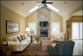 Pin By Gena On Family Room Vaulted Ceiling Living Room Vaulted Living Rooms Living Room Remodel