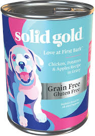 According to the company faq, they look for where to get, the highest quality of ingredients. simmons pet foods in arkansas made most of solid gold's canned pet food. Solid Gold Love At First Bark Chicken Potatoes Apples Puppy Recipe Grain Free Canned Dog Food 13 2 Oz Case Of 6 Chewy Com