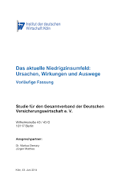 Https Www Iwkoeln De Fileadmin Publikationen 2014 168553 Niedrigzinsen Studie Pdf