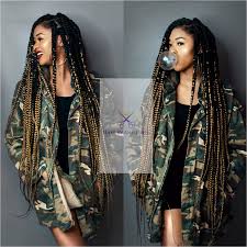 Black Box Braids With Color Jumbo Ombre Box Braids Box Braids Hairstyles Hair Styles Box Braids