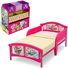 Please send us your dimensions and so forth that you prefer. Delta Children Paw Patrol Skye Everest Plastic Toddler Bed W Toy Organizer