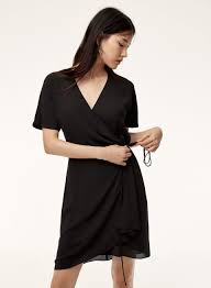 Babaton Wallace Dress Aritzia Dresses Knit Dress Wrap Dress
