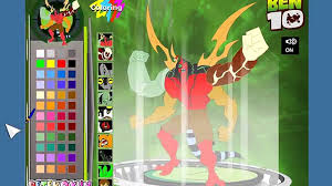Ben 10 Coloring Games Online Ben10 Omniverse Coloring Pages Games For Kids Video Dailymotion