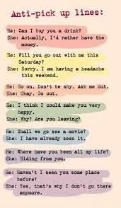 Comebacks For Bad Pick Up Lines Short Funny Quotes Funny Comebacks Anti Pick Up Lines