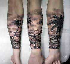 39 Ideas For Tattoo Designs Sleeve Ocean Palm Tattoos Ocean Sleeve Tattoos Tattoos