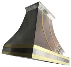 Find deals on products in range hoods on amazon. Brushed Stainless Steel Range Hood Brass Straps And Mirrored Lip Treatment Transitional Range Hoods And Vents By Fine Design Fabrication Houzz